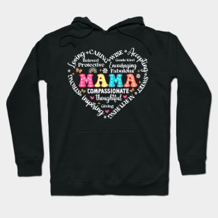 Retro Mama Grandma Auntie, Nana, Blessed Mom, Mom Life, Mother's Day Hoodie